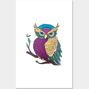 Owl Posters and Art